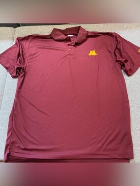 J. America Mens‎ Minnesota Golden Gophers Polo Shirt 2XL
